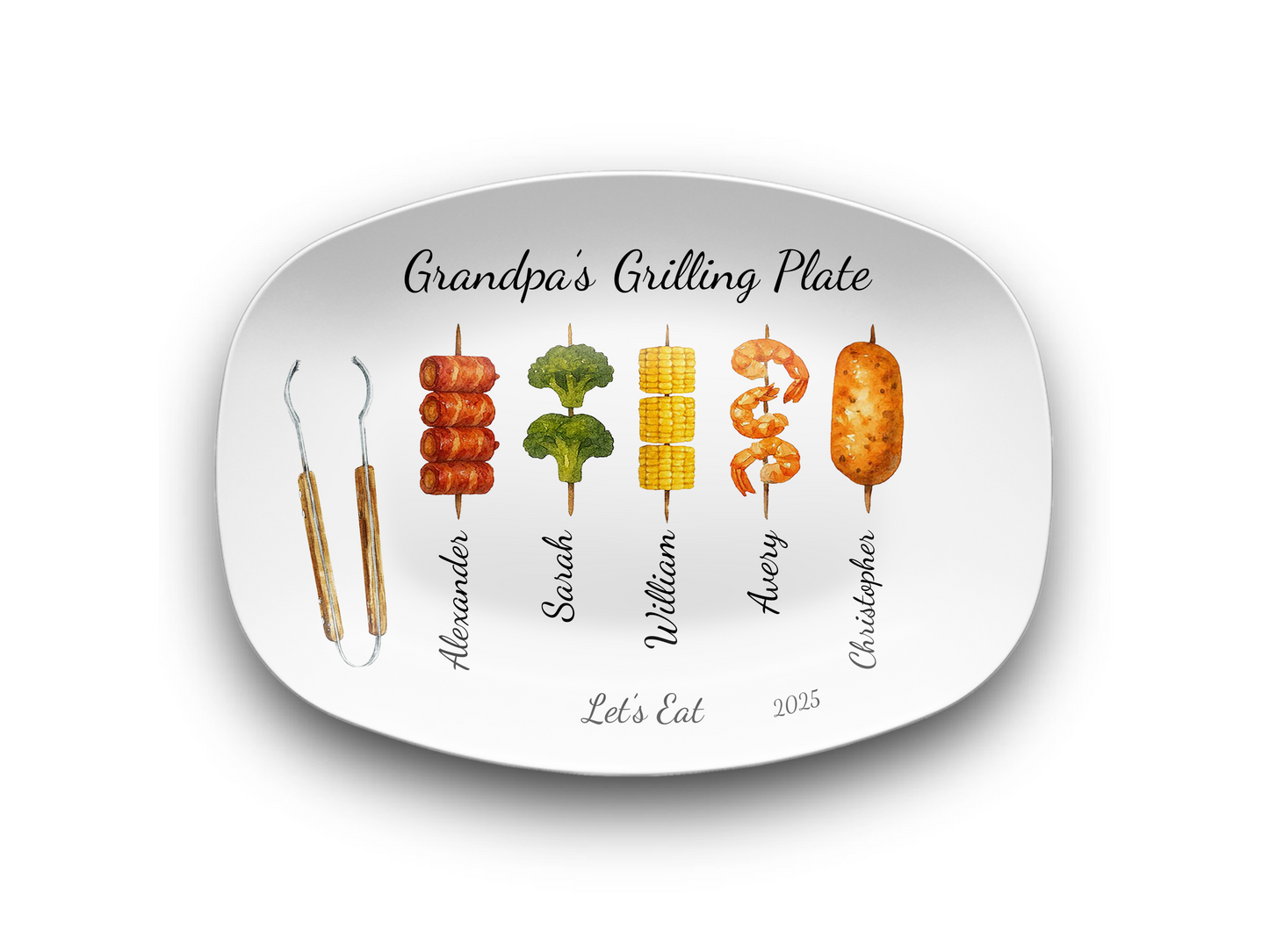 Grilling Day Platter Personalized