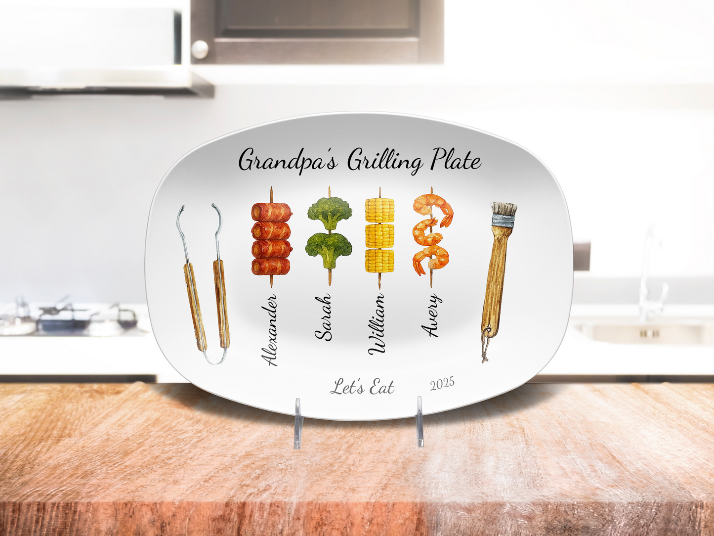 Grilling Day Platter Personalized