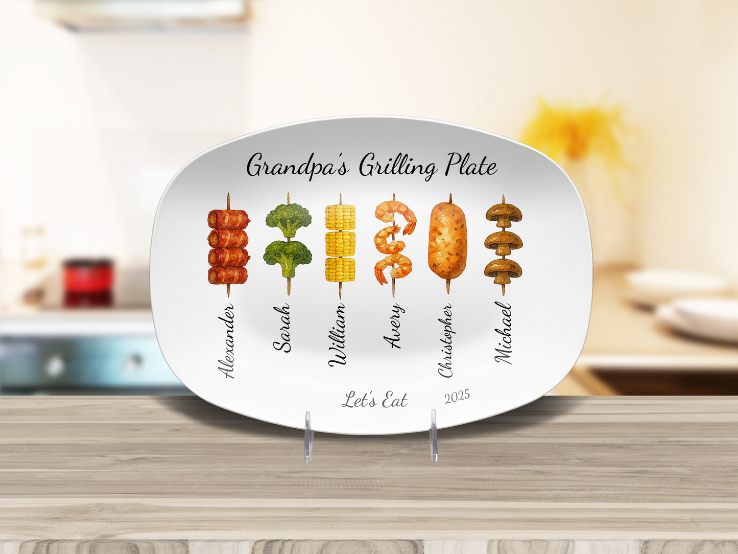 Grilling Day Platter Personalized