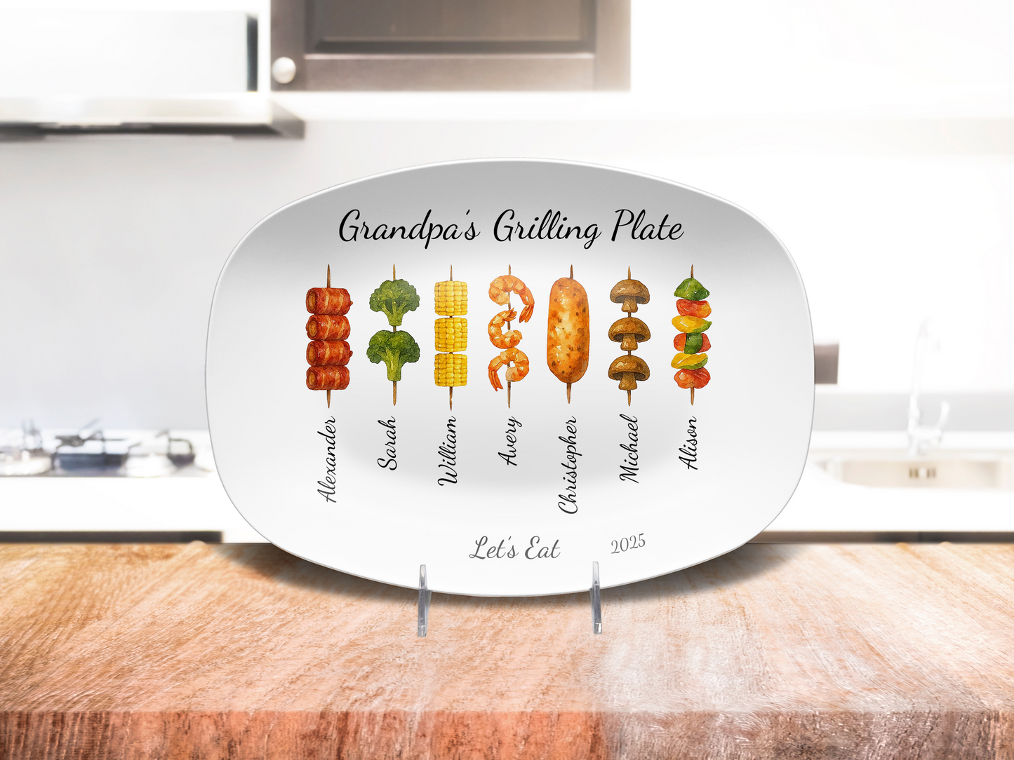Grilling Day Platter Personalized