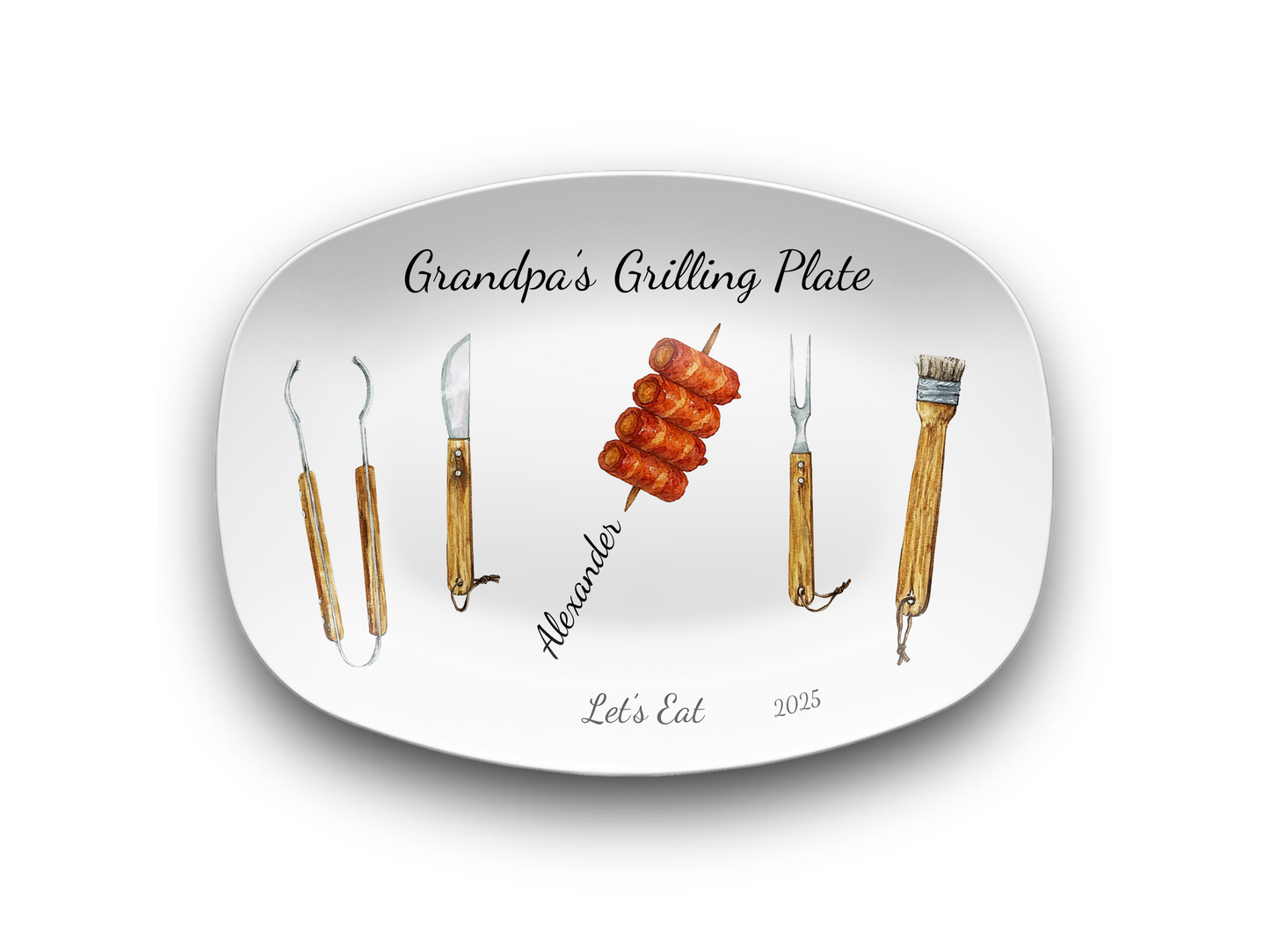 Grilling Day Platter Personalized