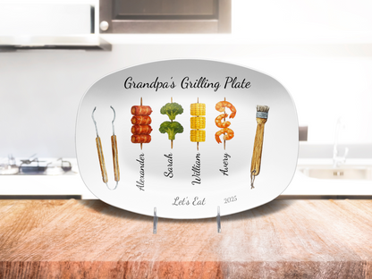 Grilling Day Platter Personalized