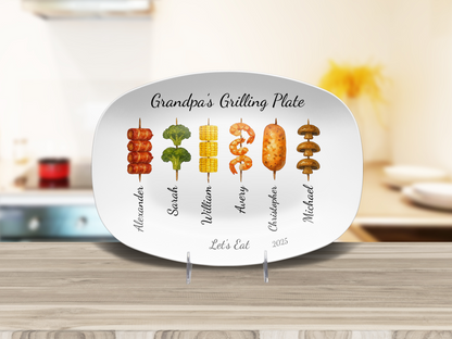 Grilling Day Platter Personalized