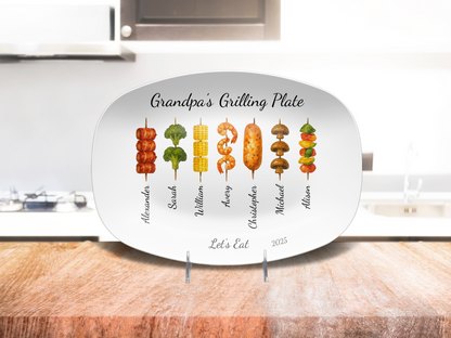 Grilling Day Platter Personalized