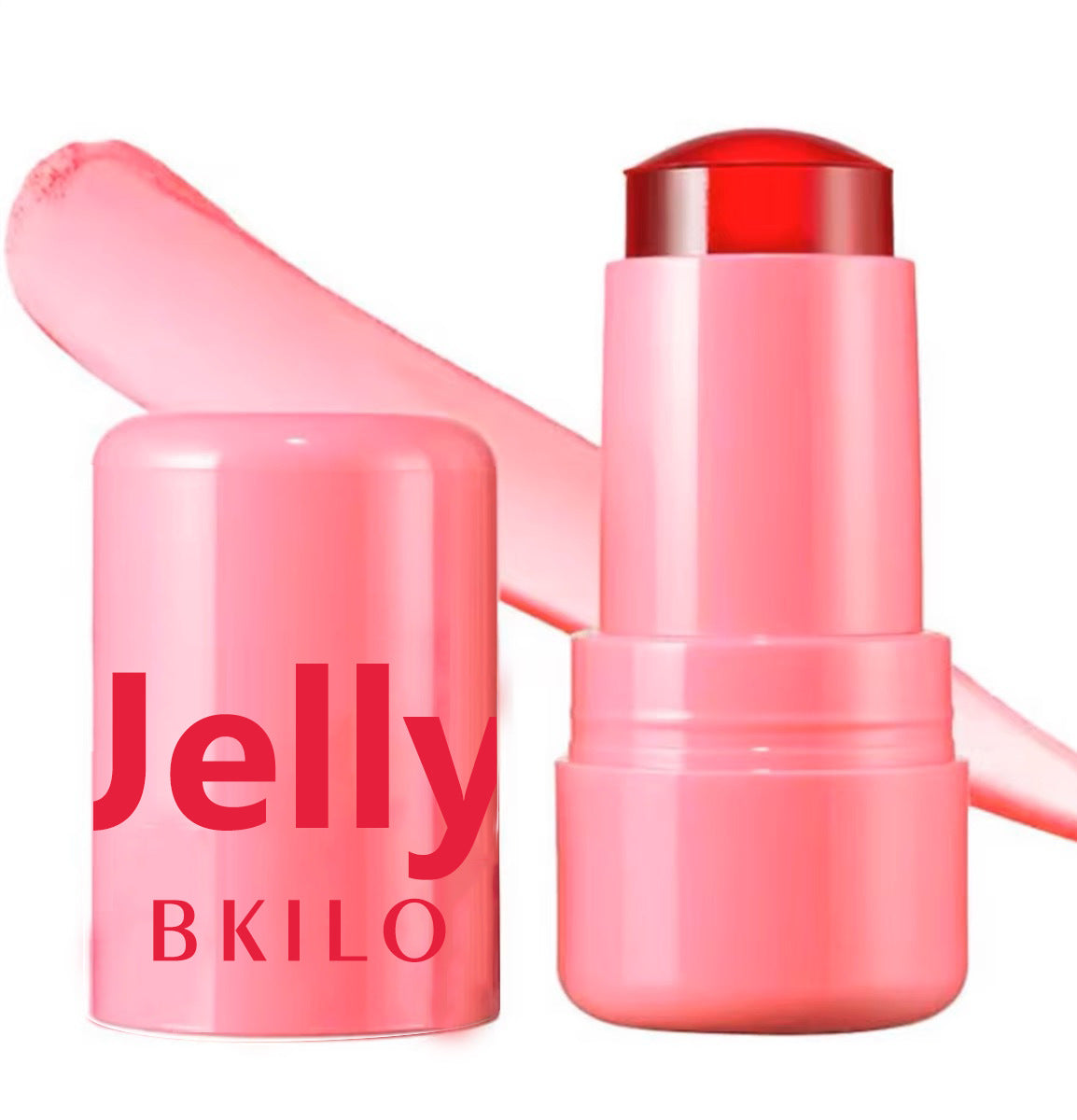 Jelly Cheek Blush Cheek Lip Tint Long Lasting Moisturized Blusher Sticker Lip Gloss 4 Colors Facial Contour Rouge Makeup