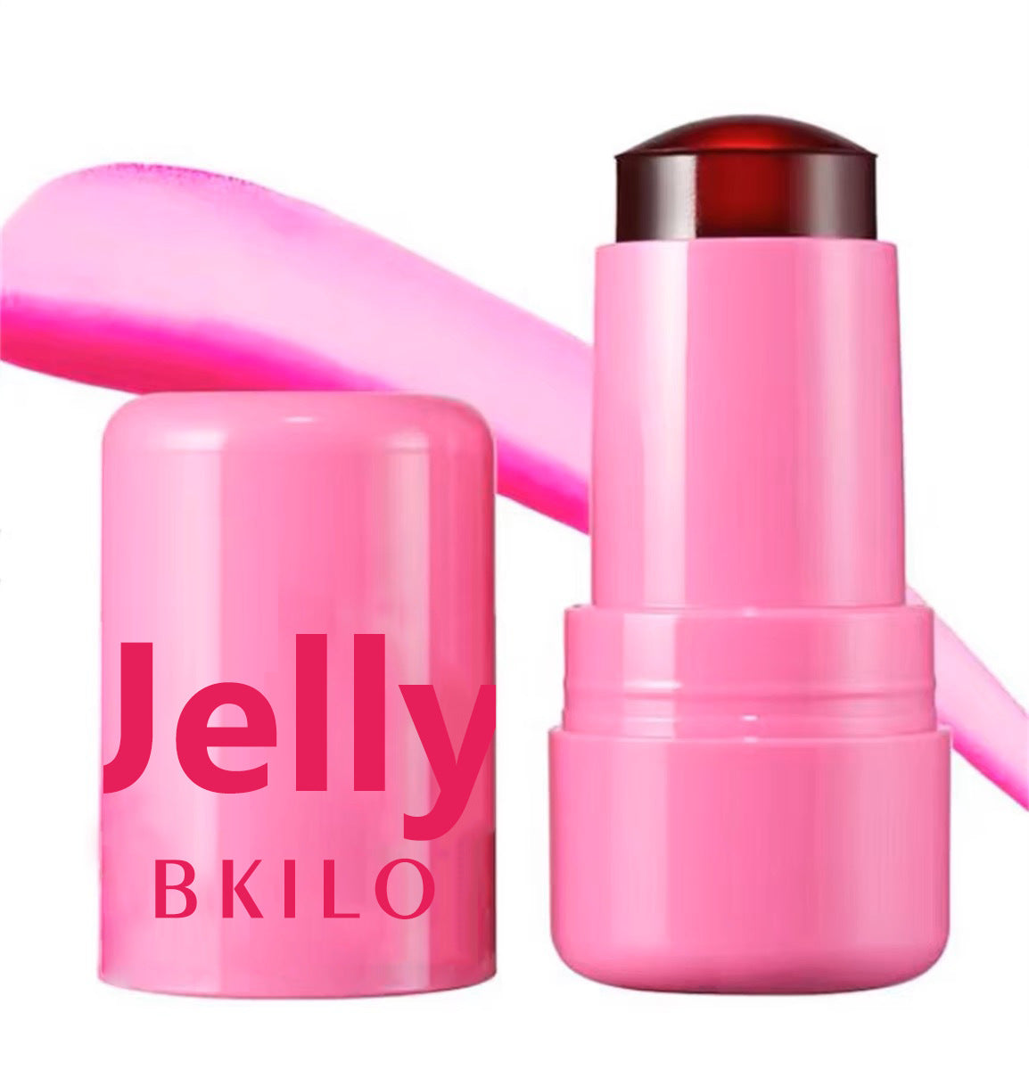Jelly Cheek Blush Cheek Lip Tint Long Lasting Moisturized Blusher Sticker Lip Gloss 4 Colors Facial Contour Rouge Makeup