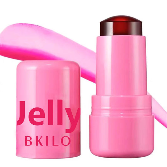 Jelly Cheek Blush Cheek Lip Tint Long Lasting Moisturized Blusher Sticker Lip Gloss 4 Colors Facial Contour Rouge Makeup