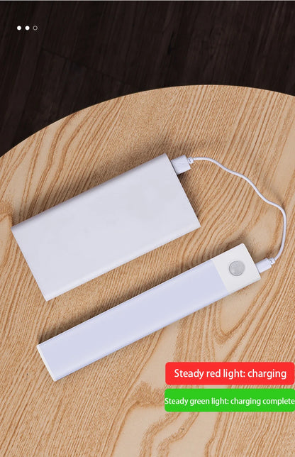 Night light LED Cabinet Light USB Rechargeable Motion Sensor Light Suitable For Kitchen Wardrobe Cabinet Lighting 30cm/40cm/50cm