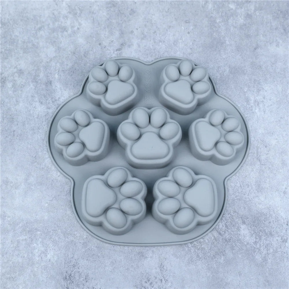 Cat Footprint Silicone Mold Cake Moulds Cookie Cutter