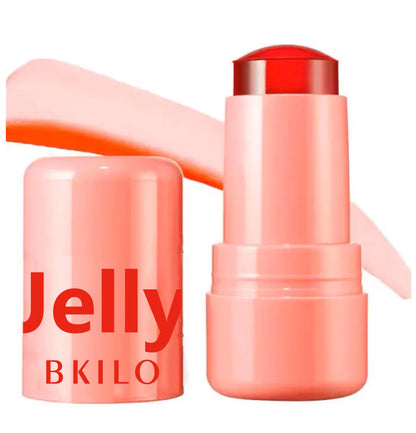 Jelly Cheek Blush Cheek Lip Tint Long Lasting Moisturized Blusher Sticker Lip Gloss 4 Colors Facial Contour Rouge Makeup
