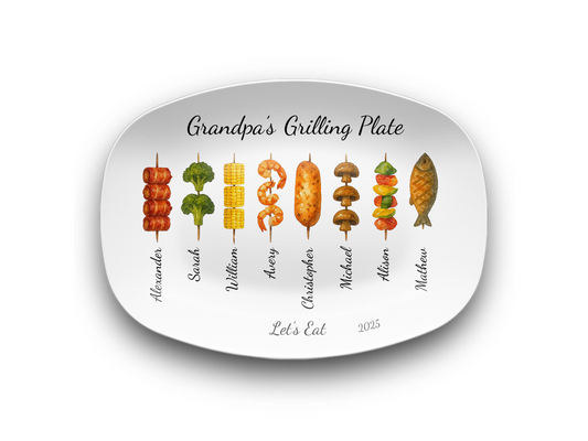 Grilling Day Platter Personalized